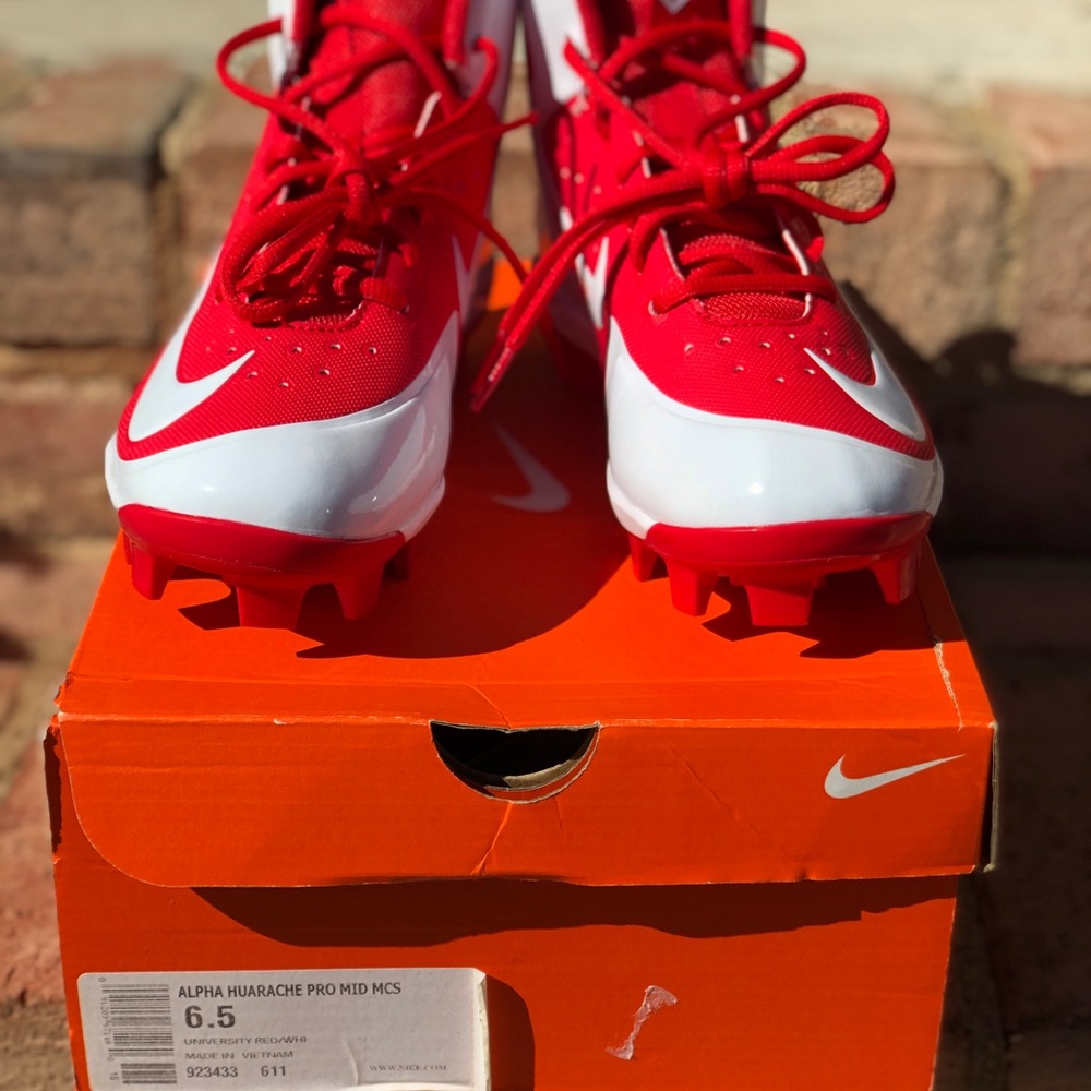 New Nike alpha pro cleats ..